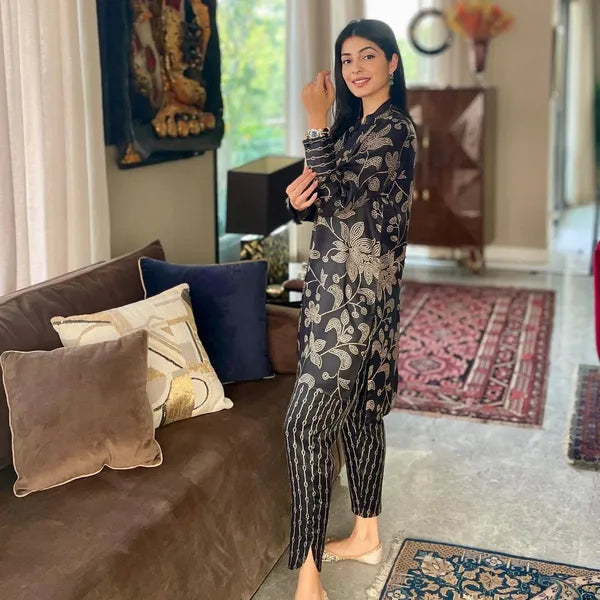 Black Facile Co-ord Set