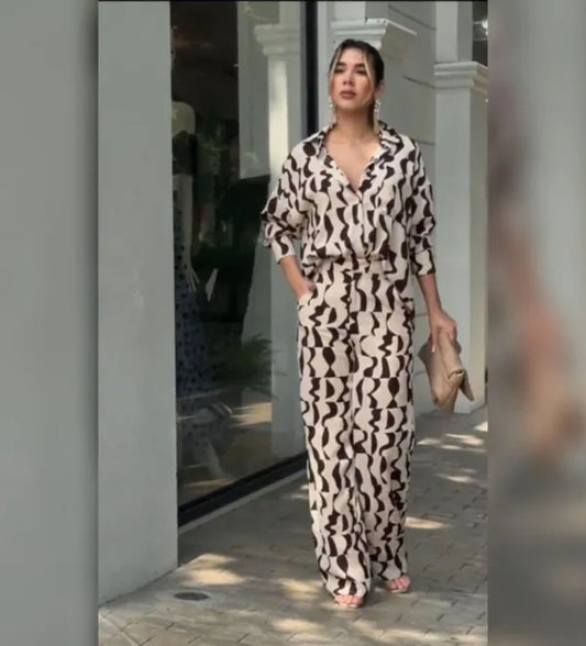 Abstract Print Co-Ord Set