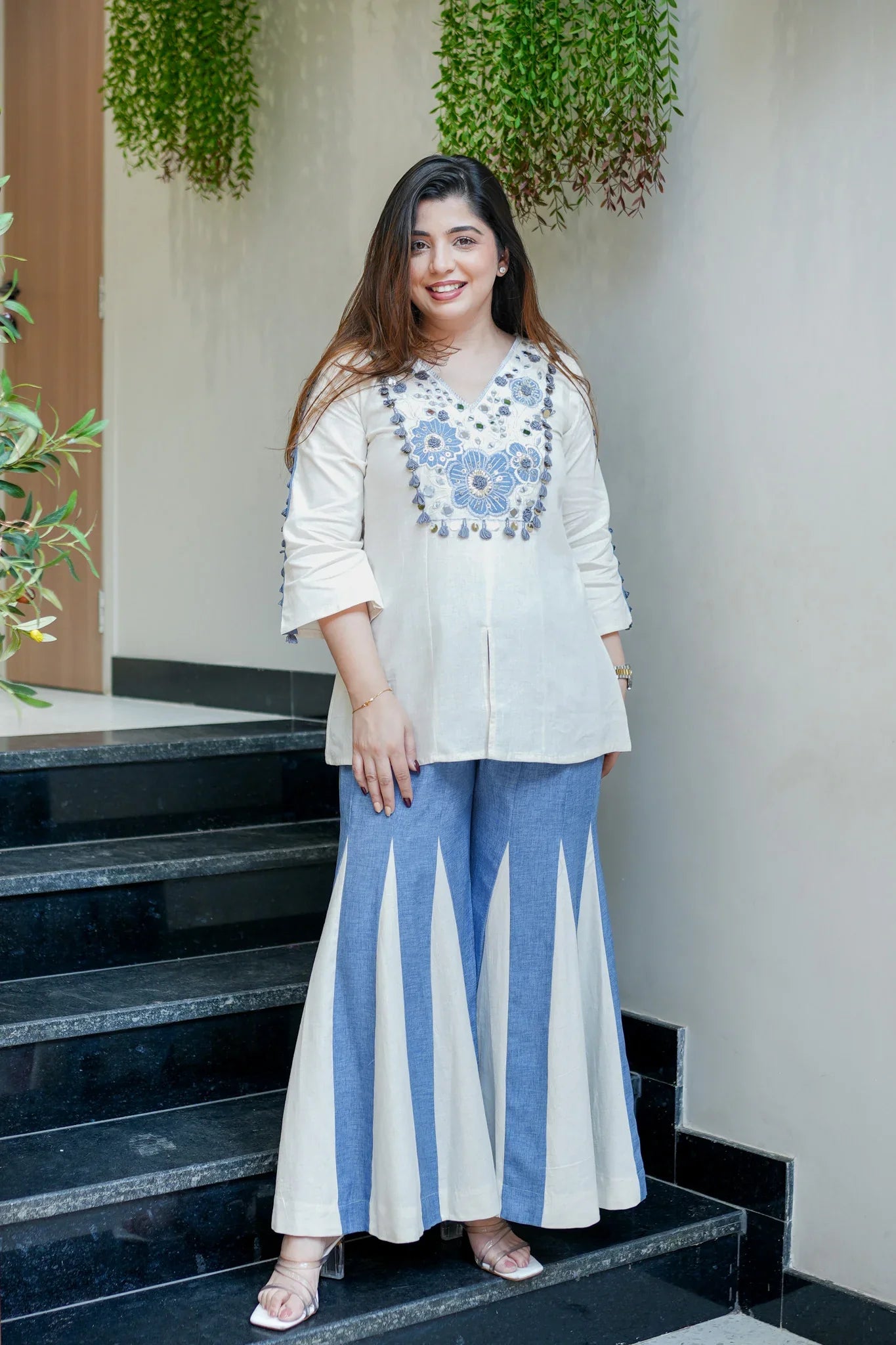 Lehri Embroidered Co ord Set