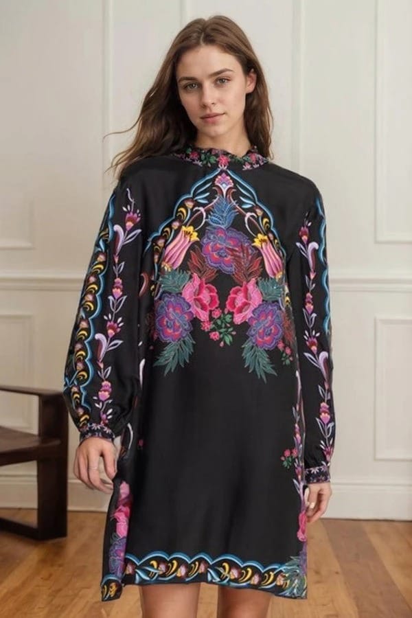 Lexie Printed Dress With Pockets