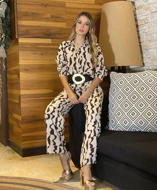 Abstract Print Co-Ord Set