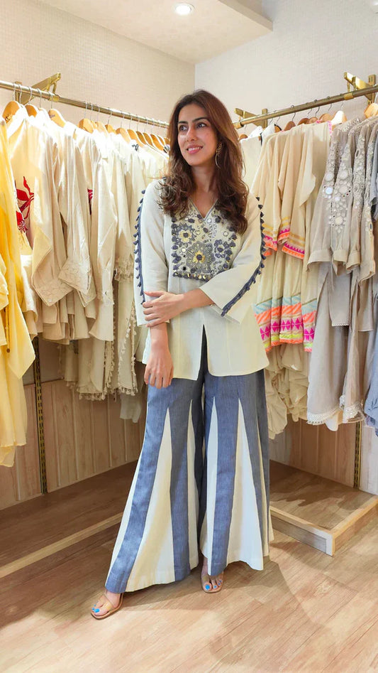 Reet Beautiful Kali Pant Cord Set For Women