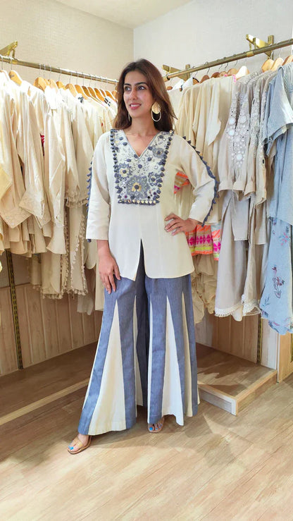 Reet Beautiful Kali Pant Cord Set For Women