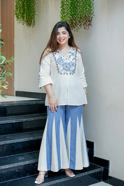 Lehri Embroidered Co ord Set
